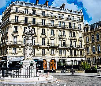 Place Saint-Georges square in Paris France