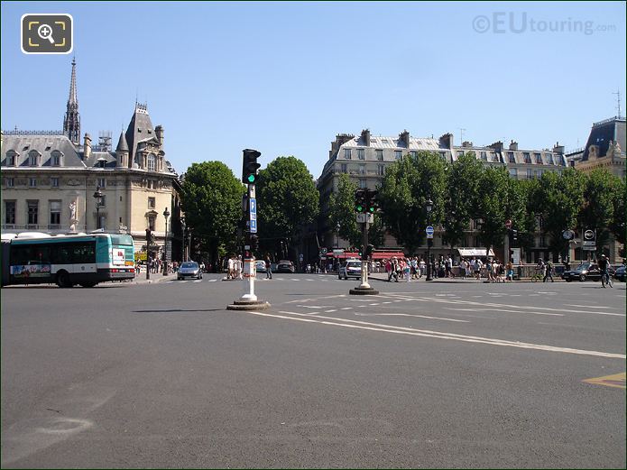 Size of Place Saint Michel, 5th Arrondissement, Paris