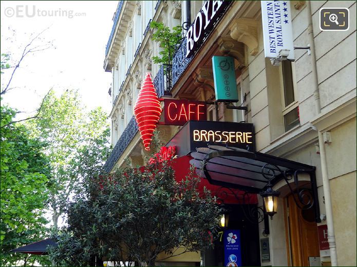 Cafe and Best Western Hotel, Place Saint Michel, Paris
