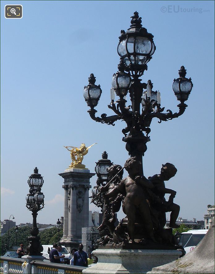 Candelabras by Gauquic on Pont Alexandre III