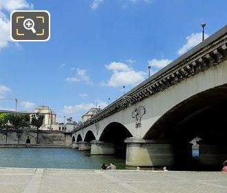 Pont d'Iena south side from Port de Suffren