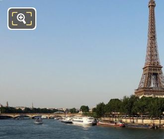 Pont d'Iena and the River Seine