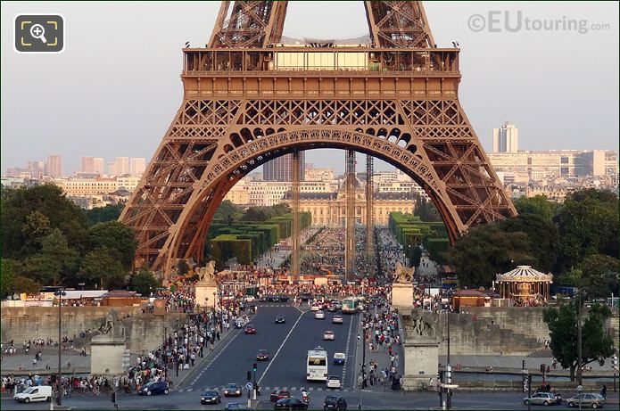 Pont d'Iena and the Eiffel Tower