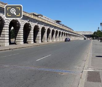 Pont de Bercy pedestrian and vehicle lanes