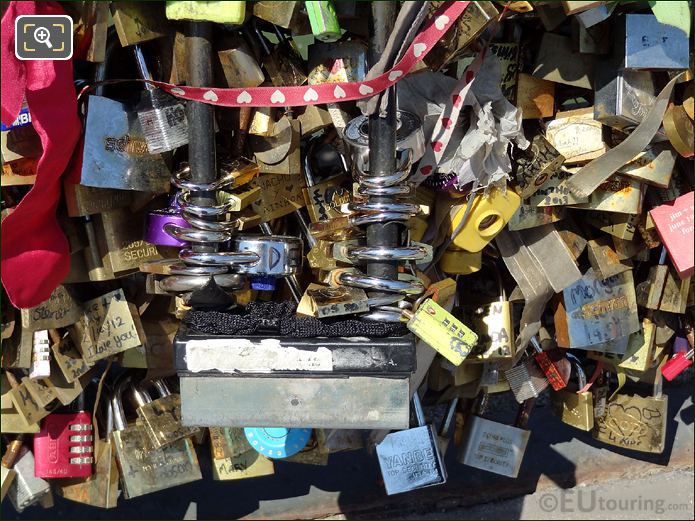 Love Locks on Pont de l'Archeveche