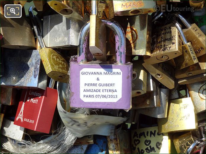 2013 Pont de l'Archeveche love lock