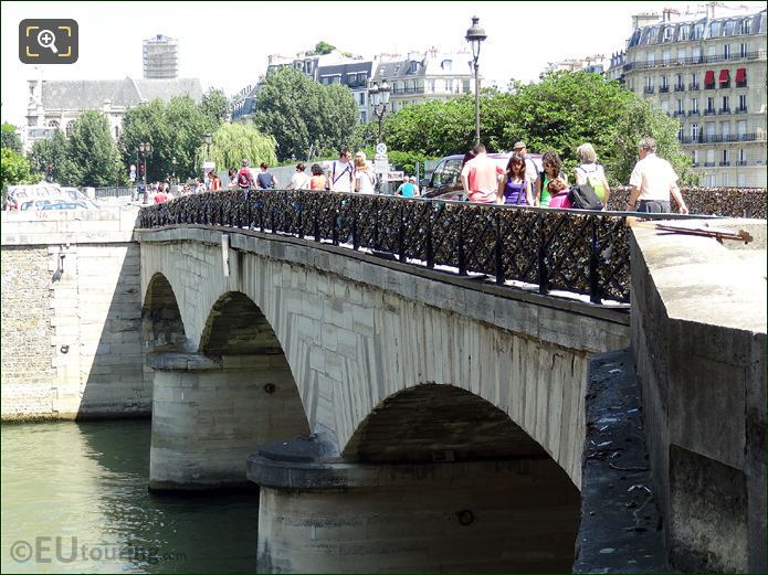 Pont de l'Archeveche lovers bridge