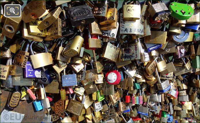 Pont des Arts and Susy Pablo padlock