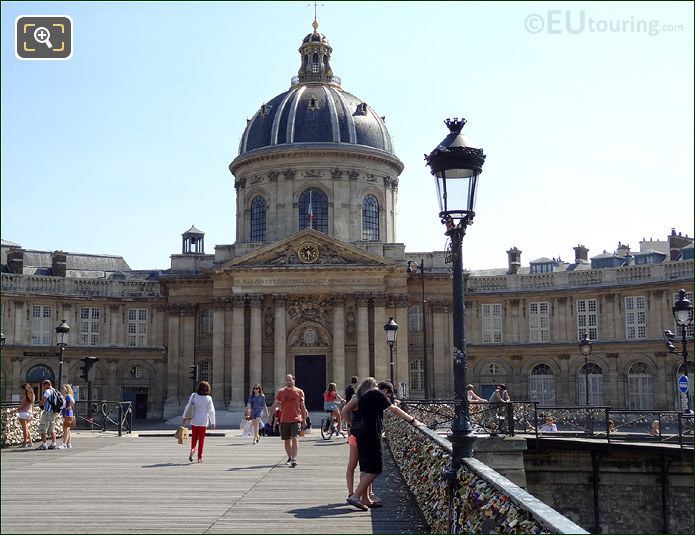 Pont des Arts with the Institut de France