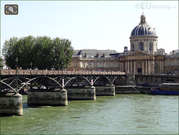 Pont des Arts and River Seine Paris