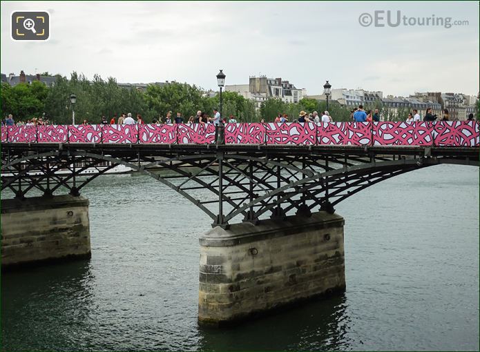 Bridge of Love painted panels by El Seed