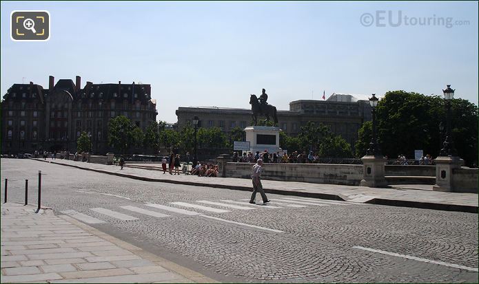 Pont Neuf and King Henri IV statue