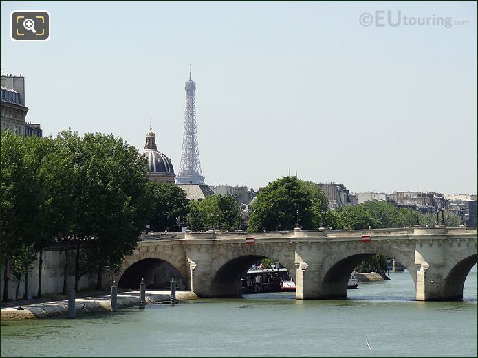 Pont Neuf and view to Eiffel Tower