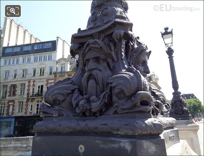 Pont Neuf faces on lamp posts