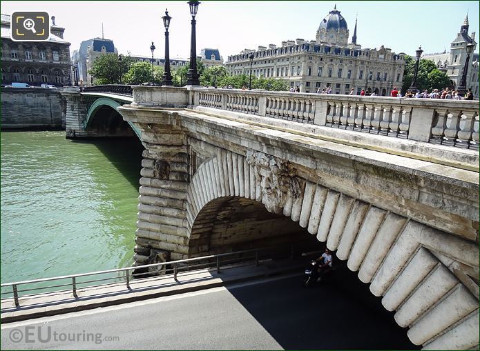 Pont Notre-Dame Dionysus sculpture