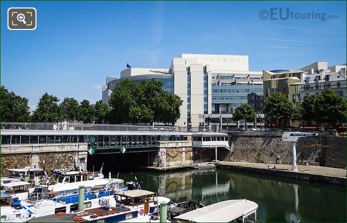 Canal Saint-Martin tunnel Port de l'Arsenal