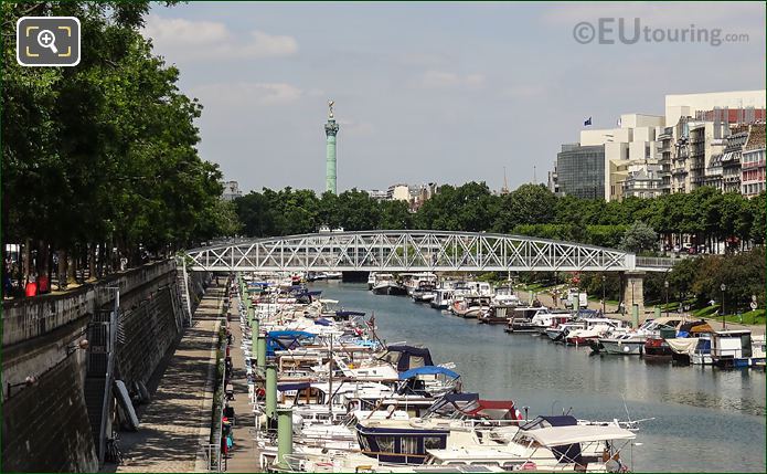 Port de l'Arsenal and Colonne de Juillet