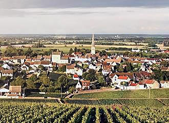 Burgundy Meursault village