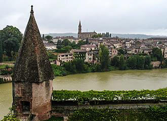 Midi Pyrenees Albi river Tarn