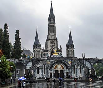 Midi Pyrenees Lourdes Basilica