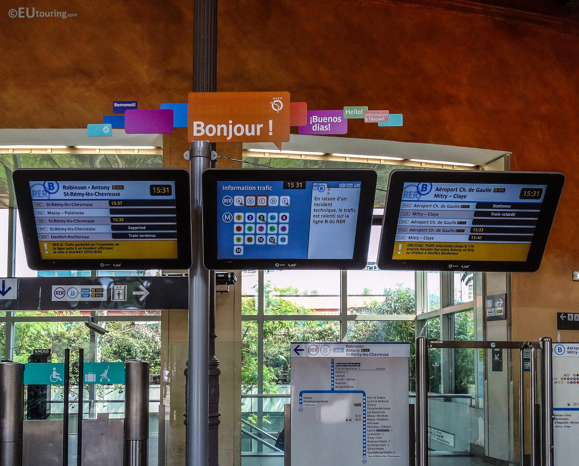 Sncf Transilien And Ratp Rer Train Maps For Paris Ile De France