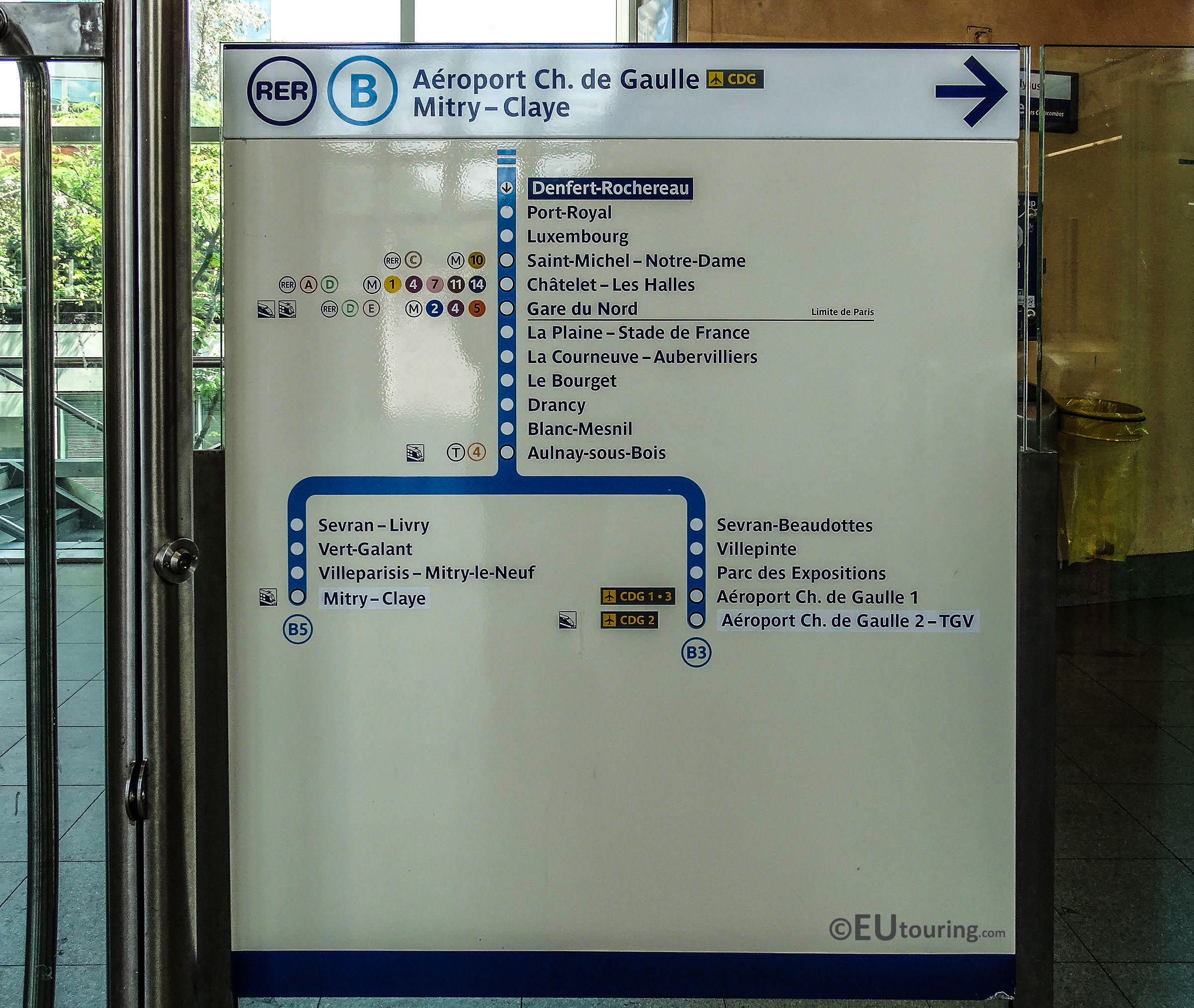 Sncf Transilien And Ratp Rer Train Maps For Paris Ile De France