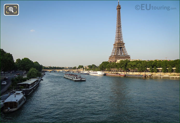 River Seine Port Debilly and Port de Suffren