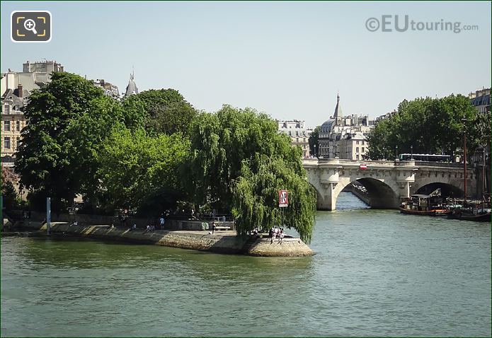 River Seine and eastern end Ile de la Cite