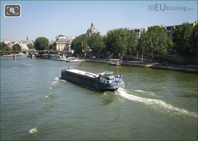 Port des Saint Peres and River Seine Paris