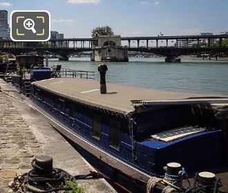 The River Seine with Pont de Bir-Hakeim