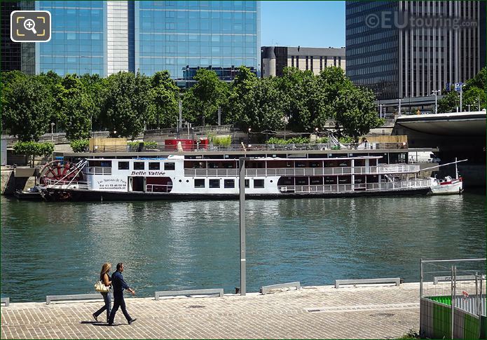 River Seine and Belle Vallee paddle boat