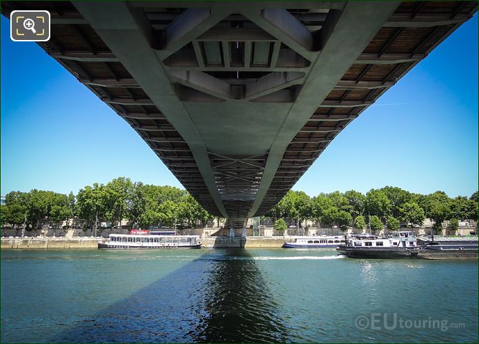 River Seine and Passerelle Simone de Beauvoir