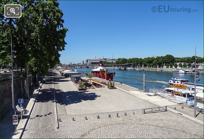 Paris Port De La Gare River Seine