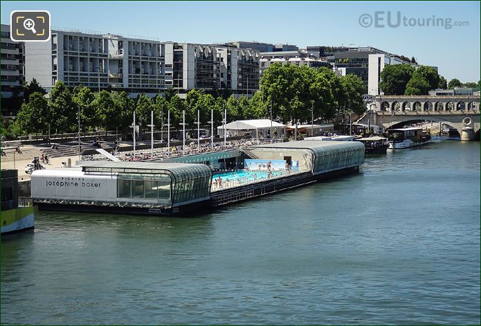 Piscine Josephine Baker River Seine Paris