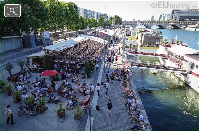 Port de la Gare along the River Seine