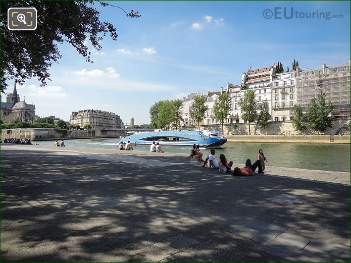 River Seine from Quai de la Tournelle