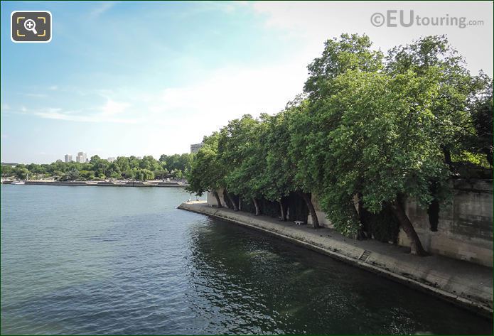 River Seine next to Square Barye