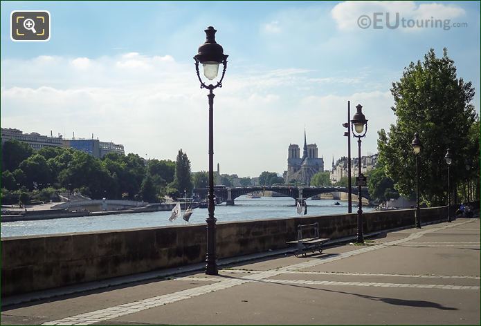 River Seine view from Esplanade de Villes