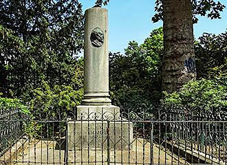 Square de l'Abbe Migne Nicolas Toussaint Charlet monument