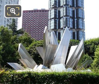 Wter fountain at Square Bela Bartok