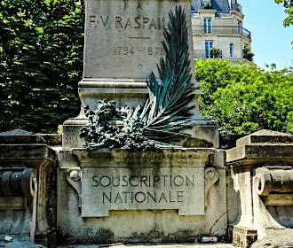 Square Jacques Antoine monument Francois-Vincent Raspail