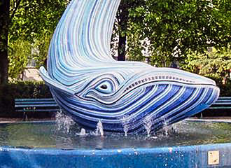 Square Saint-Eloi water fountain