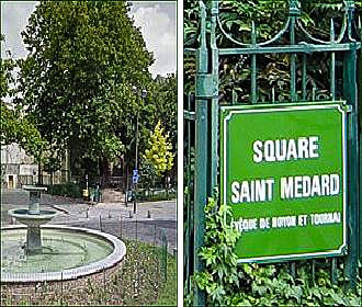 The Square Saint-Medard In Paris Square Saint-Medard