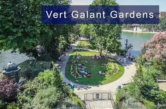 Square du Vert Galant Gardens