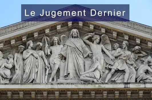 Place de la Madeleine Le Jugement Dernier Sulpture