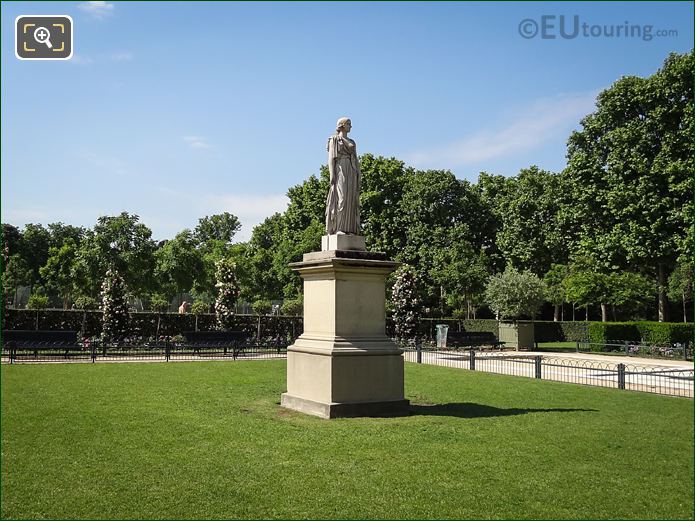 Luxembourg Gardens La Messagere statue