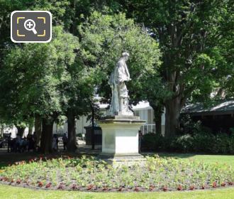 South side of l'Hiver statue in Luxembourg Gardens