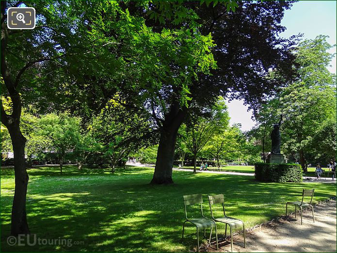 RHS of Statue of Liberty in Luxembourg Gardens