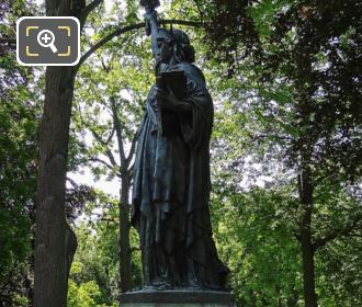 LHS of Statue of Liberty in Luxembourg Gardens