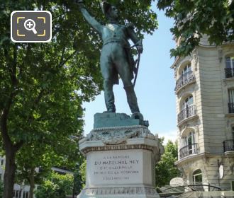 Marechal Ney monument in Paris